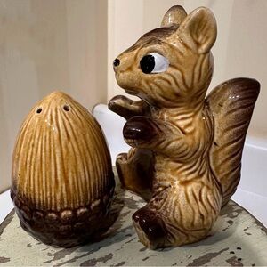 Squirrel & Nut Salt & Pepper Shakers